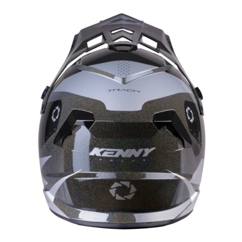 KENNY RACING KASK CROSS/ENDURO MODEL TRACK BLACK DIAMOND KOLOR CZARNY/SZARY ROZMIAR XL ( 61 - 62 CM )