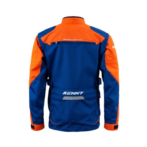 KENNY RACING KURTKA ADVENTURE/ENDURO MODEL TITANIUM ORANGE/NAVY KOLOR POMARAŃCZOWY/NIEBIESKI ROZMIAR L