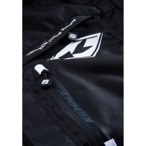 KENNY RACING KURTKA ADVENTURE/ENDURO MODEL TITANIUM BLACK KOLOR CZARNY/BIAŁY ROZMIAR XL