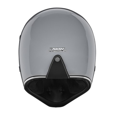 NOX PREMIUM KASK INTEGRALNY (FULL FACE) SEVENTY II SOLID KOLOR SZARY POŁYSK ROZMIAR XL