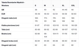 WOOLONA ATLAS BIELIZNA TERMOAKTYWNA MĘSKA (SPODNIE) (100% WEŁNY MERINO) KOLOR ANTRACYT ROZMIAR M