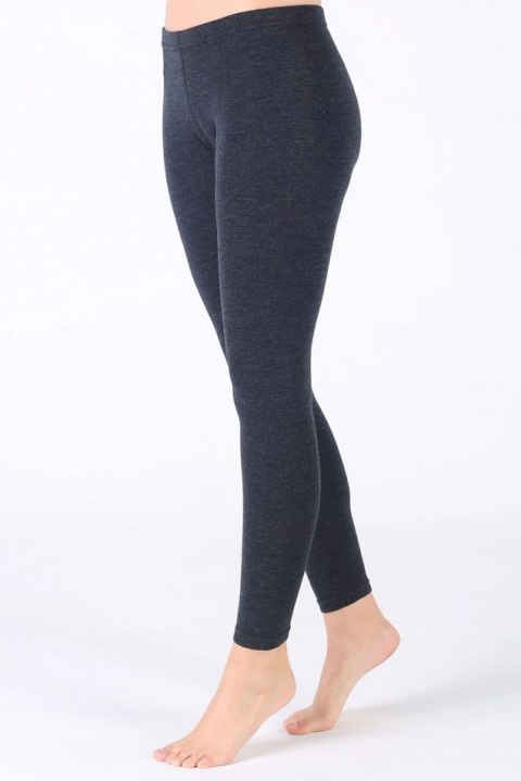 WOOLONA NORTE SPODNIE (LEGGINSY) TERMOAKTYWNE DAMSKIE (100% WEŁNY MERINO) KOLOR ANTRACYT ROZMIAR S