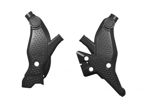 RACETECH (RTECH) 2024/07 OSŁONY RAMY (KOMPLET) T7 REVOLUTION YAMAHA TENERE 700 '19-'24 KOLOR CZARNY
